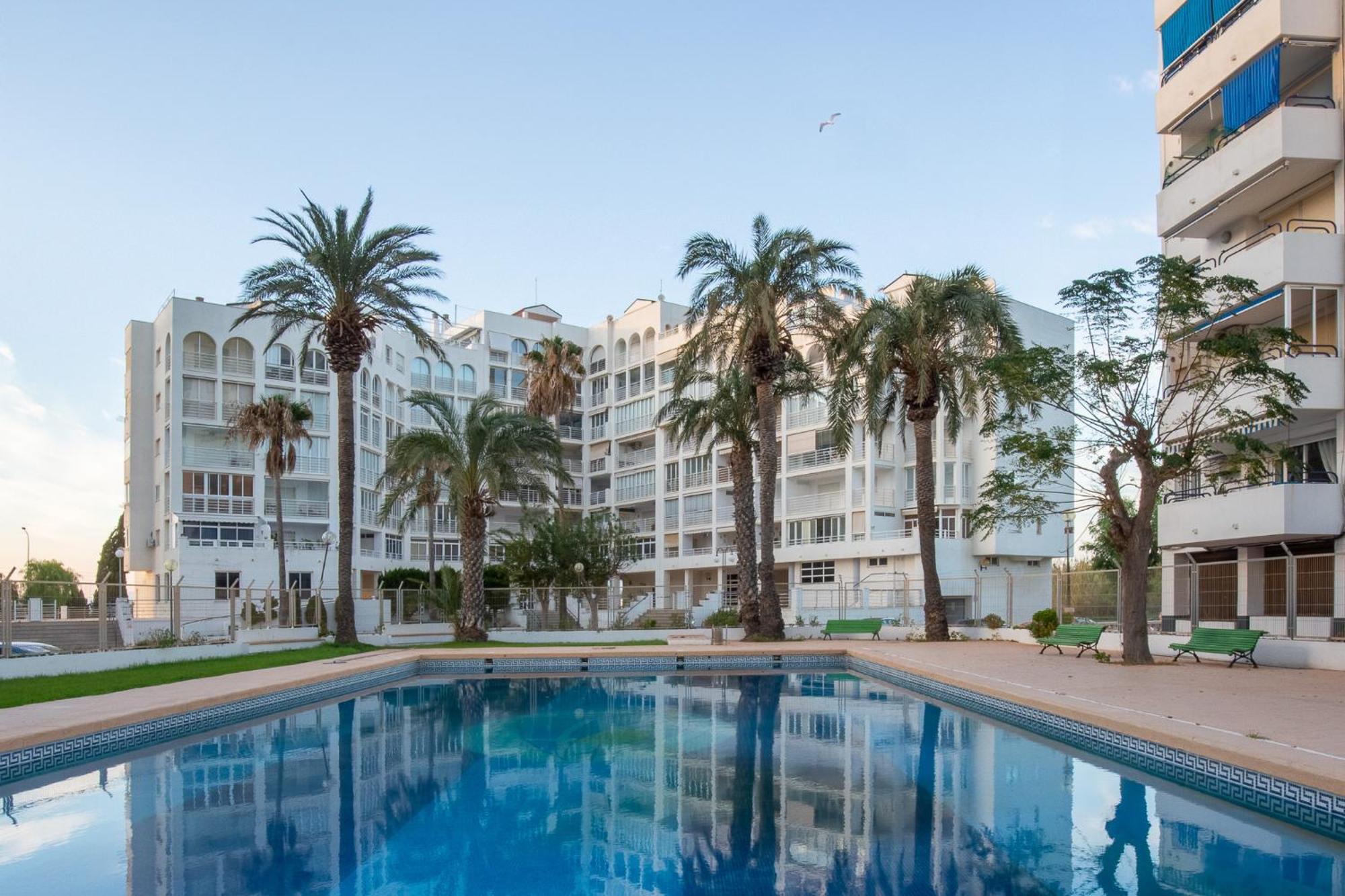 Apartamento En Complejo Residencial Con Piscina Y Garaje A 100M Del Mar Las Canteras  Extérieur photo